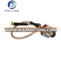 Rf Coaxial Cable Connector MMCX Male Right Angle to TNC Female BulkHead Panel Mount Pigtail RG316 15cm used for Wi-Fi equipment