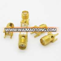 SMA Female Jack Panel for PCB mount Solder Connector