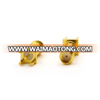 Sma female reverse straight type pcb rf connector