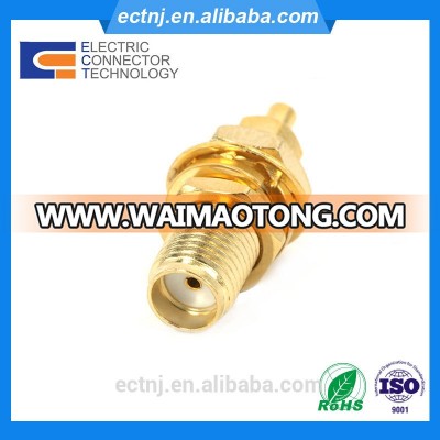 RF Application and SMA Type Female Bulkhead Connector